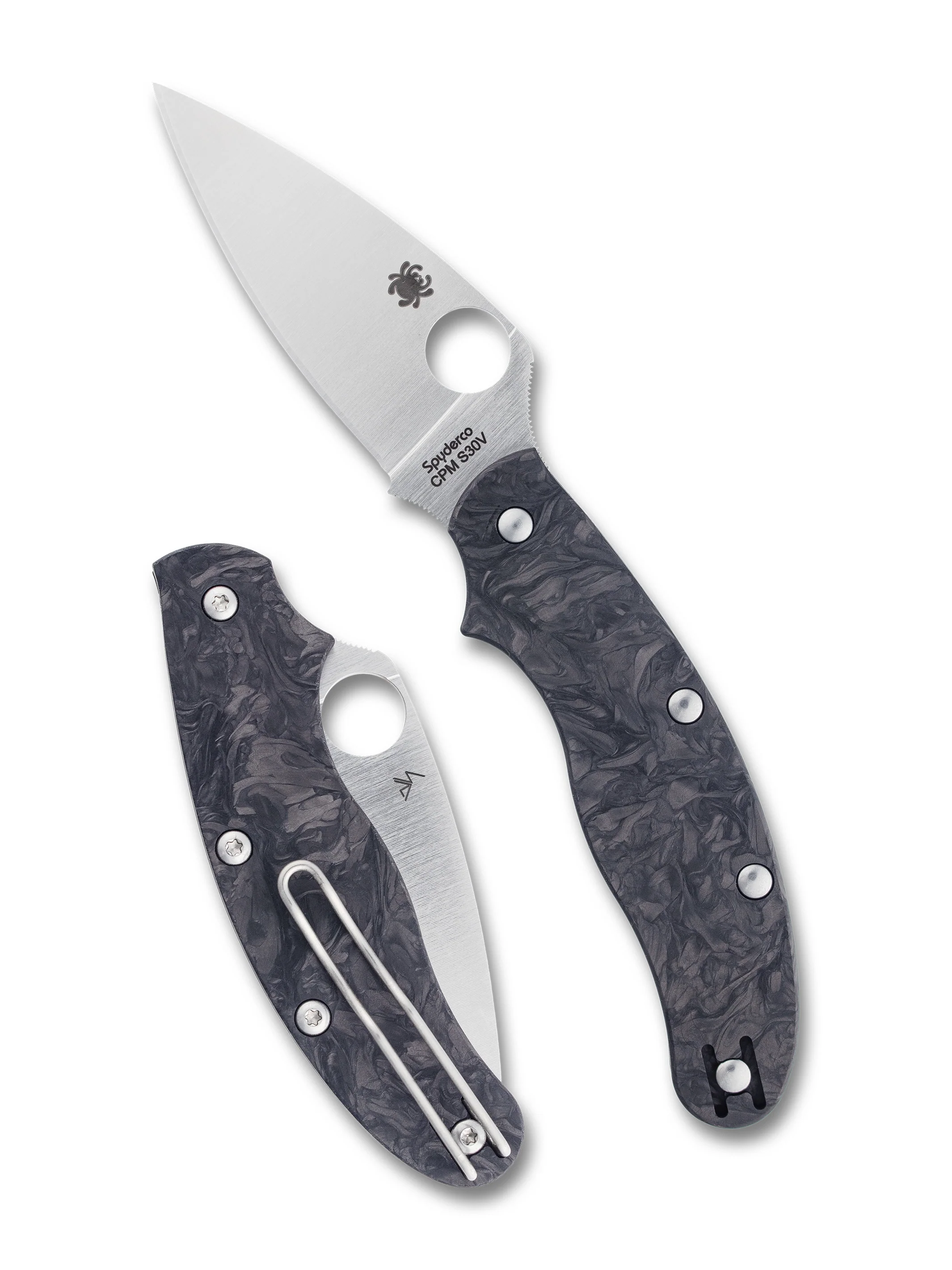UK Penknife™ fatcarbon® Dark Matter Carbon Fiber CPM® S30V®